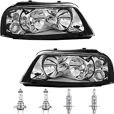 Halogen Scheinwerfer Set H7/H1 für Sharan Alhambra inklusive OSRAM Lampen mit Elektromotor Stellmotor LWR