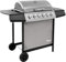 vidaXL Barbecue Gril à Gaz avec 6 Brûleurs Gril d'Extérieur Grille de Cuisson Barbecue de Jardin Barbecue de Terrasse Barbecue d'Extérieur Noir et Argenté