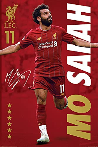 Tainsi Mo Salah LFC Poster, matt, rahmenlos, 30 x 46 cm, SS-012
