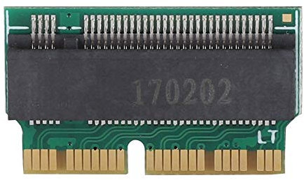 ASHATA Carte de concerter Adaptateur Disque Dur vers NVME SSD pour 2013 2014 2015 Mac Book Air A1465 A1466 et pour Pro A1398 A1502 SSD.