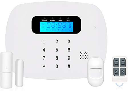 Antifurto casa Wireless IRIS Lite LKM Security Allarme Wifi con tastiera touch screen e sensori Wireless Compatibile con Tuya