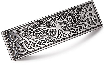 KKJOY Vintage Barrette à Cheveux Femme en Métal Pince à Cheveux Arbre de Vie Épingle à Cheveux Noeud Celtique Bijoux de Tête Accessoires Cheveux Mariage Filles