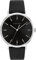 Calvin Klein Analog Quarzuhr für Herren Kollektion MODERN MESH mit Schwarzes Lederarmband - 25200050