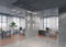 BELECO 1.5x1m Moderner Bürohintergrund aus Stoff für Videokonferenzen, elegantes Innendesign eines Geschäftsbüros, Backsteinmauerfenster, virtuelles Home-Office, Fotografie-Hintergrund-Requisiten