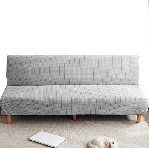 WOYAOFEI Sofabezug Ohne Armlehnen Couch Uberzug 2/3 Sitzplätzen Sofa Hussen Armless Schlafsofa- Bezüge Sofa Hussen Armlose Sofabettüberzug Futon Schutzhülle Für Klappbares Schlafsofa