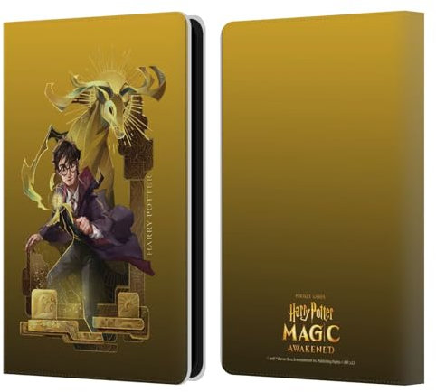 Head Case Designs Offizielle Harry Potter: Magic Awakened Harry Potter Charaktere Leder-Wallet-Hülle Kompatibel mit Kindle Paperwhite 5 (2021)