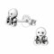 Monkimau Kraken Ohrstecker Ohrringe aus 925 Silber Schmuck Silberohrringe Medizinisch für Kinder Mädchen Damen Frauen