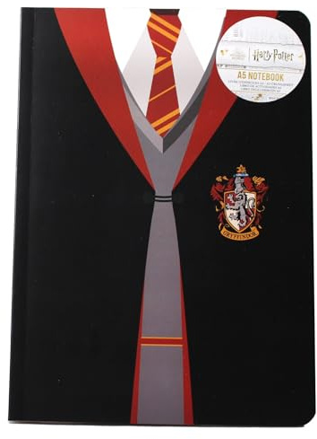 Harry Potter Half Moon Bay - Quaderno formato A5, formato A5, con divisa di Grifondoro, formato A5
