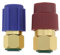 VGOL 2 Stück R12 auf R134A Adapter Low Side & High Side Conversion Adapter R12 auf R134A Retro Stecker Kompatibel mit Den Meisten Fahrzeugen