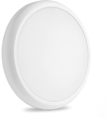 Bathroom Lights Ceiling, 18W 2200lm Ø 23CM Modern Ceiling Light, 3CCT Round LED Bulkhead Light, Easy to Install, Suitable for Corridor, Kitchen, Bedroom, Utility Room, Office, Garage, 1 Pack