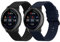 kwmobile Pulsera compatible con 20mm Smartwatch Strap (Universal) correa - 2x Correas de silicona flexible - Tamaño ajustable