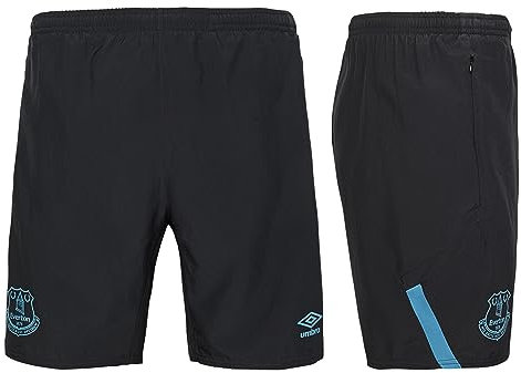 Umbro Premier League Everton 2019 2020 Herren-Trainings-Fu ball-Shorts, Training, Klein