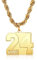 MeMeDIY Personalisierte Edelstahl Graviert Sport Zahl Mit Name Anhänger Baseball Rugby Athleten Glück Zahl Halskette Charme Geschenk Für Herren Freund (A2)