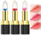 Tbeautfave Crystal Flower Jelly Lipstick Set, 3 Pack Temperature Colour Changing Lipstick Tinted Lip Balm Lip Stain Long Lasting Clear Nutritious Moisturizer Lip Balm Gift Set