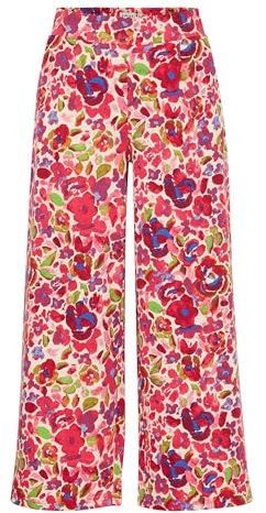 ICHI IHKATE Print PA23 Damen Stoffhose Hose 74% Polyester, 22% Viskose, 4% Elasthan Regular fit, Größe:XL, Farbe:Love Potion Flower AOP (202925)