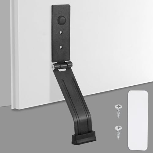 Türfeststeller, One Touch Edelstahl Türstopper, Kickdown Türfeststeller Boden Schwer mit Gummispitze e Magneten, kein Bohren, für Innen Außen Tür Balkontüren, Büro Garage Schlafzimmer