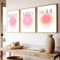 Linilioart Aura-Poster, farbenfroher Farbverlauf, Wandkunst, inspirierende Zitate, Wandkunst, Aura-Bilder für Schlafzimmer, Energie, spirituell, 40 x 60 cm, ungerahmt