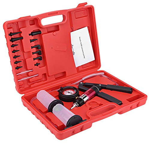 Pompa per vuoto Tester di pressione Kit di scarico del freno Cilindro in alluminio Set di attrezzi portatili portatili