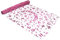 Oblique Unique® Tischläufer Tischband für Schuleinführung Schulkind Zuckertüten ABC 290 cm x 29 cm Tisch Läufer Tischdeko für Einschulung Deko (Rosa - Schulkind Buchstaben)