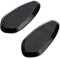 HFMXZHI Spiegelteile Motorrad-Spiegel-Block-Off-Kappe, Schwarze Abdeckung, Block-Off-Grundplatten Für Yamaha YZFR1 R1 2000 2001 2002 2003 2004 2005 2006