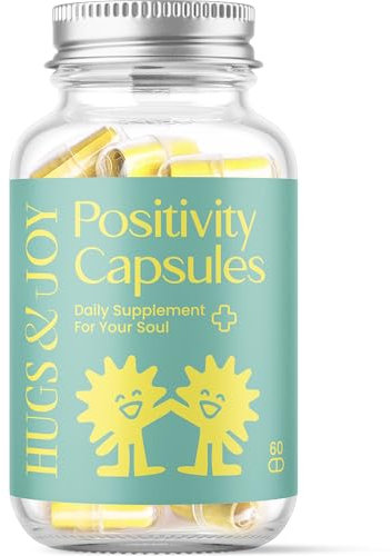 Hugs & Joy Capsule di Positività in Bottiglia – 60 Messaggi Ispiratori per la Motivazione Quotidiana