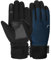 Reusch Lively R-TEX XT Touch-TEC warme, wasserdichte, Winddichte und atmungsaktive Outdoorhandschuhe Damen touchscreenkompatibel für die Bedienung von Handy und Tablet, blau-schwarz, 8