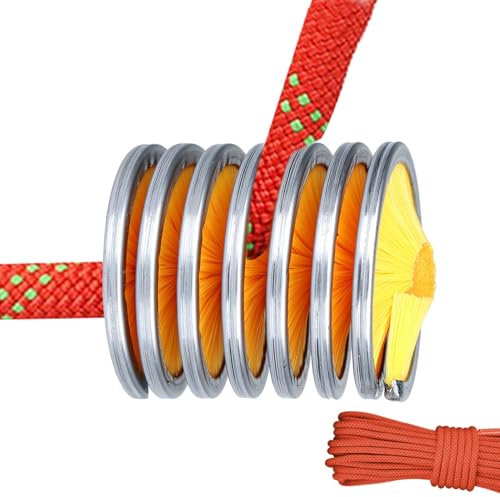 Climbing Rope Cleaner, Caving Rope Maintenance Accessories, Rope Cleaning Tool, Climbing Cleaning Brush for Hiking, Outdoor, Camping, Travel