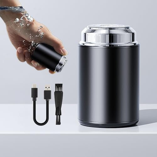 Sopami Mini Shaver, Mini Portable Electric Shaver - Kapsel Rasierer, Tragbarer Elektrischer Mini-rasierer, USB Rechargeable Waterproof, Electric Beard Trimmer for Car, Travel