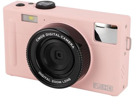 Caméra Numérique 1080p 48mp, Caméra Vidéo Numérique à Zoom Numérique 4X avec Autofocus Et Anti-Bougé Photo Micro Intégré écran Couleur IPS De 3 Pouces Caméras De Voyage Portables