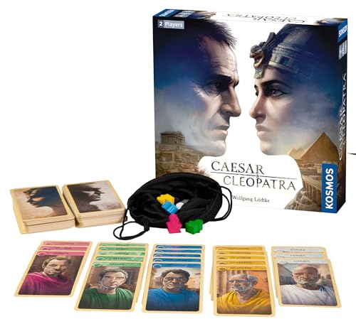 Thames & Kosmos Caesar & Cleopatra Taktisches Zwei-Spieler-Spiel | Historisches Alter ab 10 Jahren | 40 Minuten