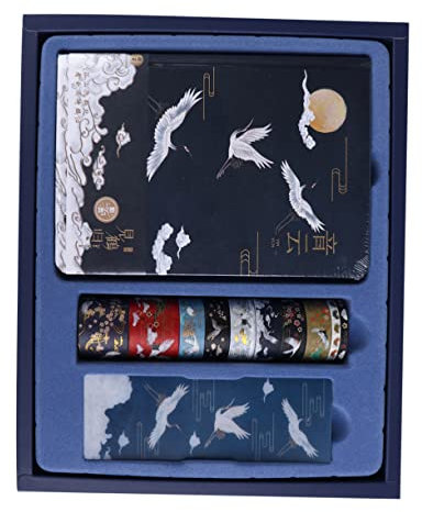 KALLORY Chinese Style Notebook Delicate Diary Attractive Retro Notebook High Grade Present