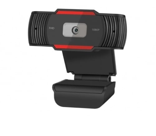 watiowave Webcam 1080P USB, Fester Fokus, 3,6 mm, 30 fps, Betrachtungswinkel 65°, integriertes Mikrofon, ideal für Videokonferenzen und Streaming.