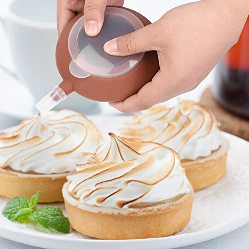Silicone Macaron Pot Baking Mold Easy to Reusable with Nozzle for Baking Decorating and Ice Cube Making