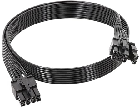 OAJABBGE 18AWG 8Pin Bis 6+2 Pin PCIe GPU Stromkabel Für GPU Stromversorgung 50 cm Lang