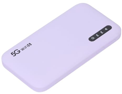 5G Mobile Hotspot, Wifi6 Travel Hotspot -Gerät mit SIM -Kartensteckplatz, Tragbarer WiFi -Router, 16 Angeschlossene Geräte, 6100 -mAh