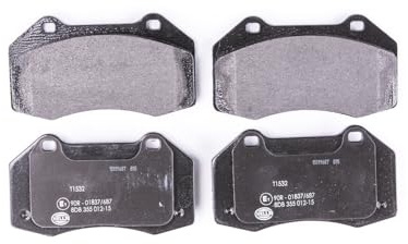HELLA 8DB 355 012-151 Bremsbeläge | Kompatibel mit: RENAULT CLIO III, MEGANE II, MEGANE III Coupe