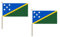 AZ FLAG STOCKFLAGGE Salomonen 45x30cm mit holzmast - 10 stück Salomonen STOCKFAHNE 30 x 45 cm - flaggen