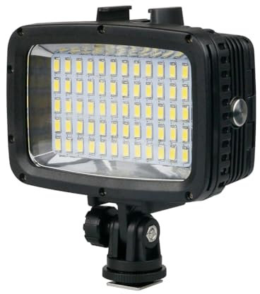 Sea frogs 60pcs LED Diving Fill-in Light Ultra Bright 1800LM Waterproof Underwater 40m 5500K Video Studio Photo Lamp