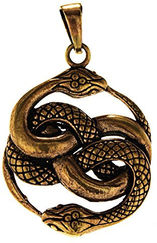 Kiss of Leather Schlangen Anhänger aus Bronze Nr. 135