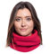 Karl Loven Damen Loop Schal Hals wärmer Herren Schnalle Winter Fleece Futter Unisex warme Hut Maske - Sport Ski Motorrad Fahrrad Snowboard Wandern Rot