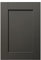 Handle & Home Matt Graphite 2350mm x 650mm Tall End Panel Replacement Slim Shaker 5 Piece Kitchen Cabinet Door