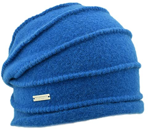 Seeberger Siebers Serie Strickmütze für Damen (Petrol, 55-59)