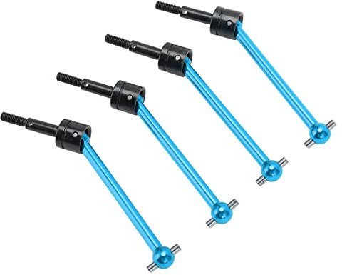 Übertragungswelle für RC-Autos, 4 Stück, CVD-Antriebswelle für RC-Autos, kompatibel mit TT02B 1/10 RC Auto (blau)