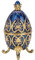 Osterei aus Metall, Europäischer Stil, Künstliches Diamant-Osterei, Glänzend Emailliertes Faberge-Ei, Schmuck-Organizer-Box, Desktop-Dekoration Zum Aufbewahren von Halsketten, Armbändern, Schmuckstück