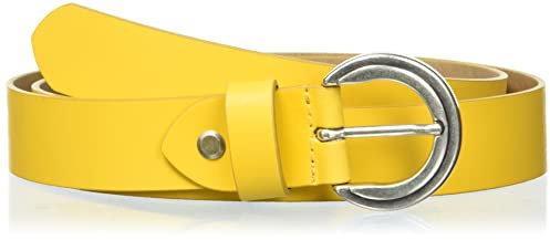 MGM Damen Coloured Basic Gürtel, Gelb, 110