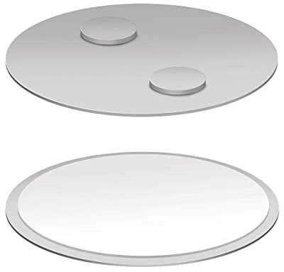 LogiLink Befestigungsset mit Ø4 cm für z.B. Rauchmelder, OHNE Bohren zu müssen