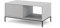 Vicco Couchtisch Eliza, Wohnzimmertisch mit Schublade, Grau, 90 x 50 cm