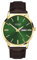 Sekonda Jackson Classic Herren-Quarzuhr mit analoger Tages-/Datumsanzeige und Lederarmband, 40 mm, Grün, Braun, Armband