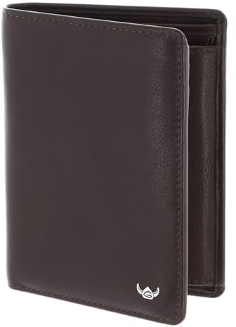 Golden Head Leder Geldbörse Capri RFID Protect Kombischeintasche 1348 Dunkelbraun