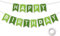 Koliphy Ghirlanda di Buon Compleanno, Decorazioni Compleanno verde, Decorazione di striscioni di compleanno per ragazzi, ragazze, uomini e donne (Verde chiaro scuro misto)